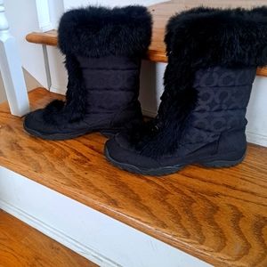 These Coach boots, a great deal. I have overflow. I am becoming a good steward.